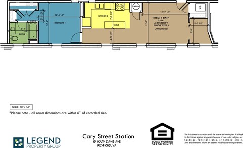 Cary Street Station Floorplan